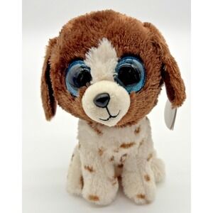 NEW 2021 TY Beanie Boos MUDDLES the Dog Plush Stuffed Animal Toy